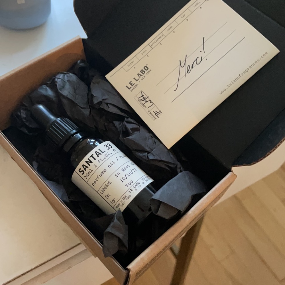 Brand New! Le Labo Santal 33 Perfume Oil!